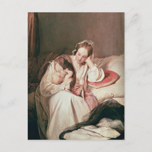 Een moederliefde, 1839 briefkaart (Voorkant)