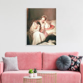 Een moederliefde, 1839 canvas afdruk (Insitu (Woonkamer))