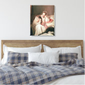 Een moederliefde, 1839 canvas afdruk (Insitu (Slaapkamer))