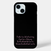 Een moederliefde Case-Mate iPhone case (Achterkant)