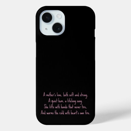 Een moederliefde Case-Mate iPhone case (Achterkant)