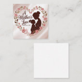 Een Moederliefde Christelijke Moederdagkaart Notitiekaartje (Voorkant / Achterkant)