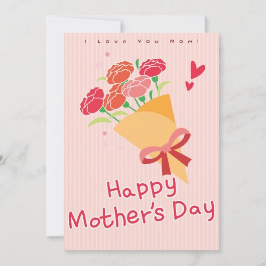 Een Moederliefde - Elegante Moederdagkaart Feestdagenkaart (Voorkant)