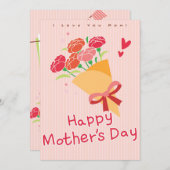 Een Moederliefde - Elegante Moederdagkaart Feestdagenkaart (Voorkant / Achterkant)