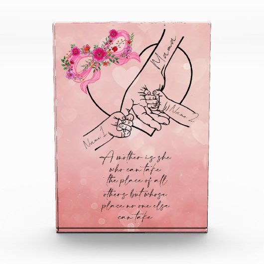 Een moederliefde fotoblokken (Voorkant)