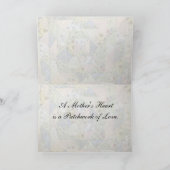 Een moederliefde is een Patchwork of Love Kaart (Binnen)