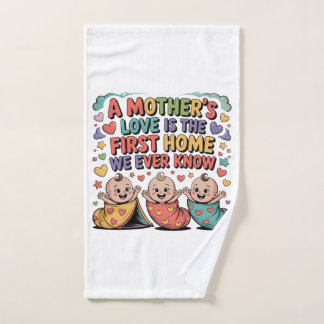 Een Moederliefde Is Het Eerste Thuis Dat We Eens K Handdoek