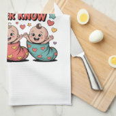 Een Moederliefde Is Het Eerste Thuis Dat We Eens K Theedoek (Quarter Fold)