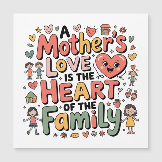 Een Moederliefde Is Het Hart Van Het Gezin (Voorkant)