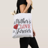 Een moederliefde is voor altijd citaat | Canvas ta Tote Bag (Dichtbij)