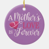 Een moederliefde is voor eeuwig citaat | ORNAMENT (Achterkant)
