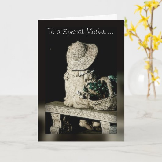 Een moederliefde kaart (Gele Bloem)