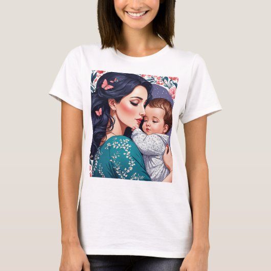 Een moederliefde kent geen grenzen T-Shirt (Voorkant)