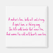 Een moederliefde magneet (Voorkant)