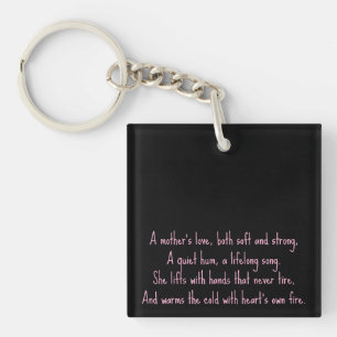 Een moederliefde sleutelhanger