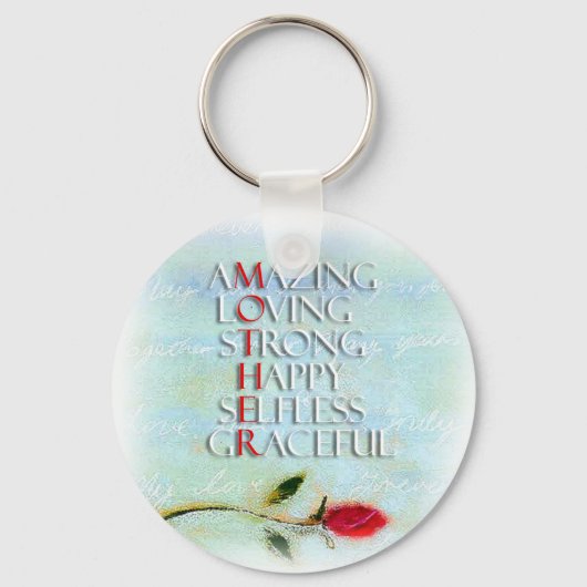 Een moederliefde sleutelhanger (Voorkant)