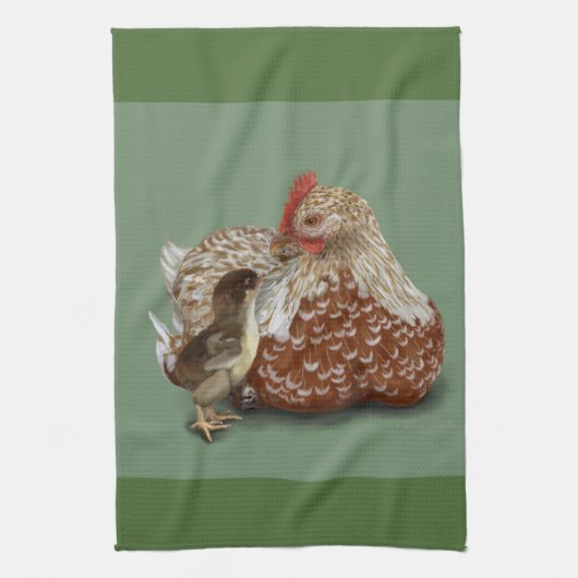 Een moederliefde theedoek (Verticaal)