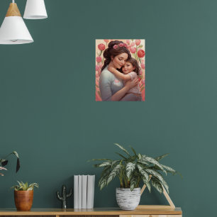 Een Moeder's Embrace - Moeder & Dochter Poster