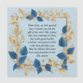 Een Moeders Gebed voor haar Zoon (Voorkant)