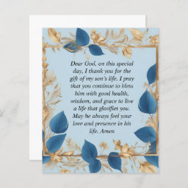 Een Moeders Gebed voor haar Zoon