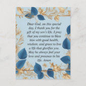 Een Moeders Gebed voor haar Zoon Briefkaart (Voorkant)