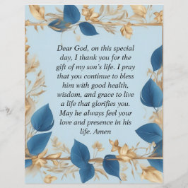 Een Moeders Gebed voor haar Zoon Flyer