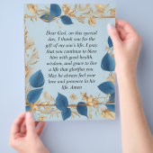 Een Moeders Gebed voor haar Zoon Flyer (Hand)