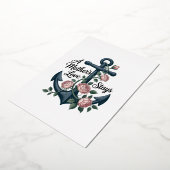 Een moeders liefde blijft folie feestdagenkaart (Gedraaid)