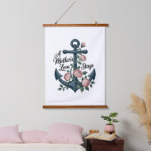 Een moeders liefde blijft hangend wandkleed (Slaapkamer)