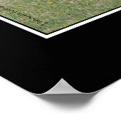 Een moeders liefde, koe die haar kalf likt poster (Hoek)