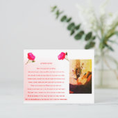 Een moeders liefdevol gebed briefkaart (Staand voorkant)