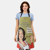 Een moeders menu bestaat uit twee keuzes schort (Gedragen)