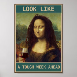 Een moeilijke week poster