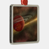 Een mogelijke nieuwe planeet metalen ornament (Rechts)