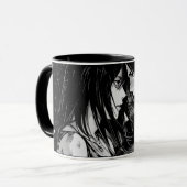 Een mok met een anime illustratie (Voorkant links)