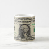 Eén Mok met een dollar, wit (Center)