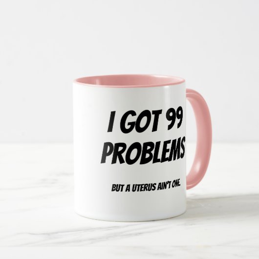 Een Mok met een hysterectomie (Voorkant rechts)