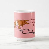 Een mok met een poep. (Center)