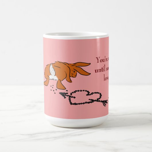 Een mok met een poep. (Center)