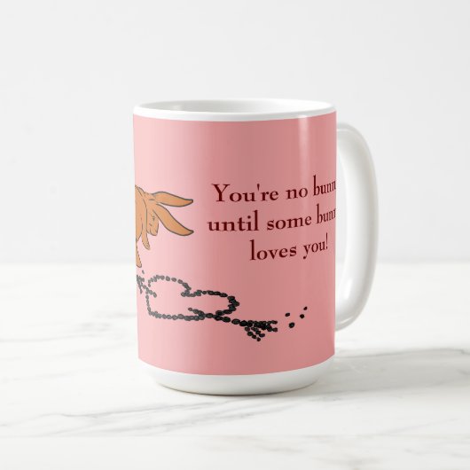 Een mok met een poep. (Voorkant rechts)