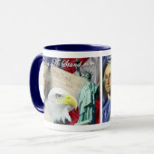 Een Mok met een standaard koffie nemen (Voorkant links)