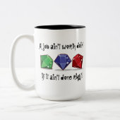 Een Mok met een taak van de doin (Links)