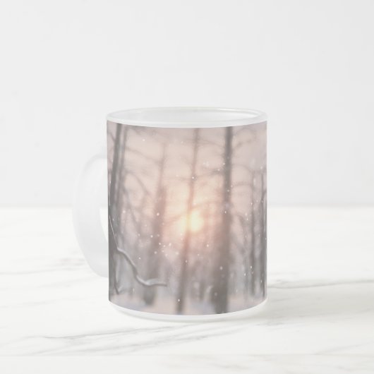 Een Mok van de Dream van de Winternacht (Voorkant links)