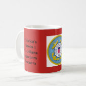 Een Mok van de helden - Eerbetoon aan de Amerikaan (Voorkant links)