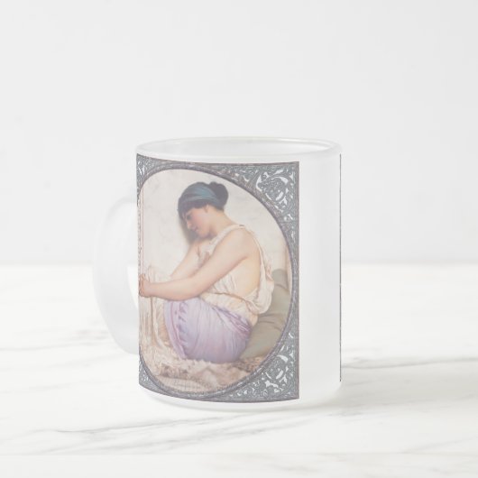 Een Mok van een Grieks meisje (Voorkant links)