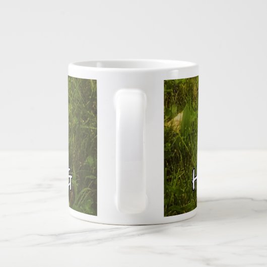 Een mok van een grondhog (Achterkant)