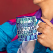 Een Mok vol blauwe namen