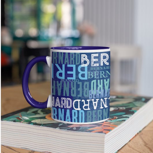 Een Mok vol blauwe namen