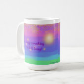 Een mok voor de zonsondergang van meer dan 60 mens (Voorkant links)