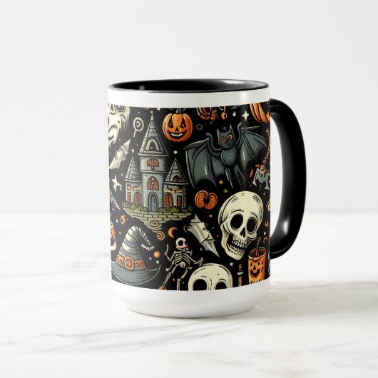 Een mok voor Halloween (Voorkant rechts)